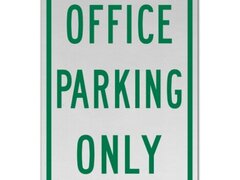 Office Parking Only Sign